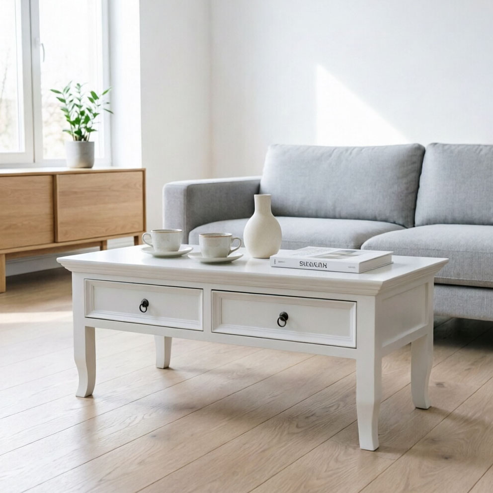 white furniture